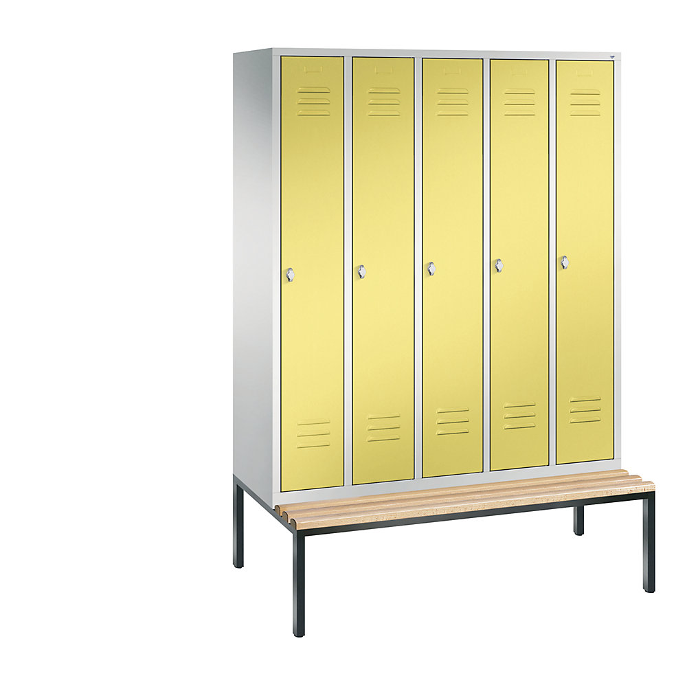 Vestiaire CLASSIC avec banc monté en dessous