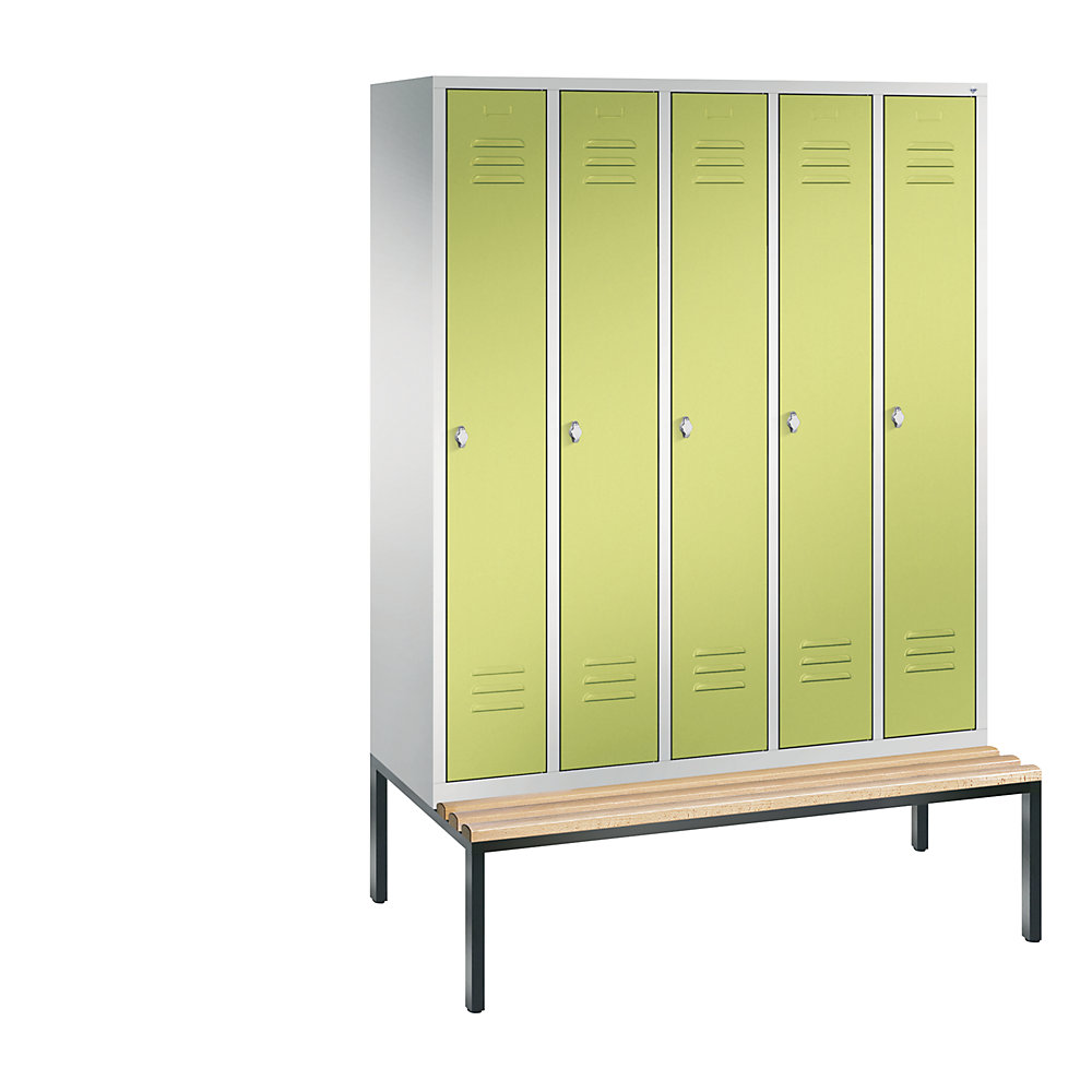 Vestiaire CLASSIC avec banc monté en dessous