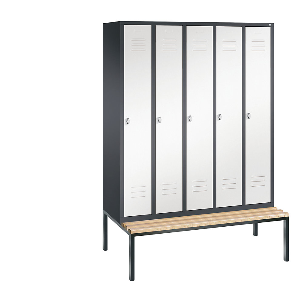 Vestiaire CLASSIC avec banc monté en dessous