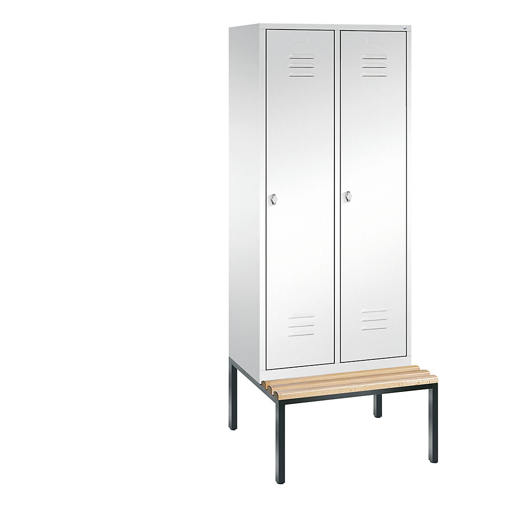 Vestiaire CLASSIC avec banc monté en dessous