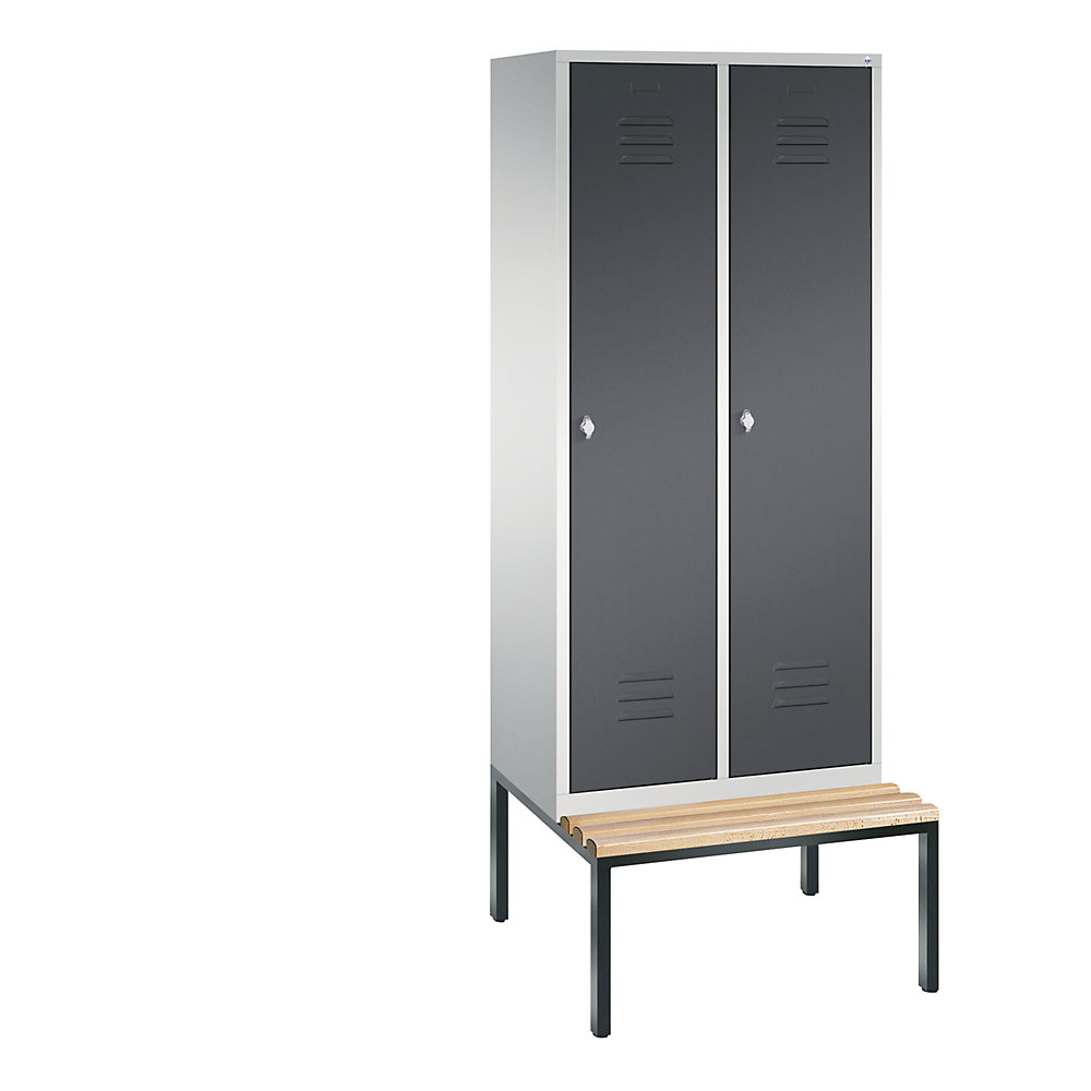 Vestiaire CLASSIC avec banc monté en dessous