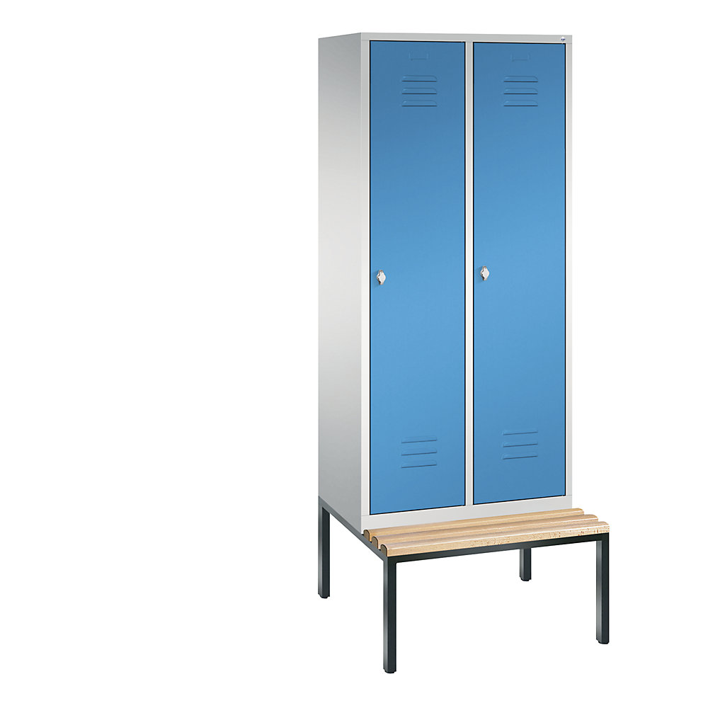 Vestiaire CLASSIC avec banc monté en dessous