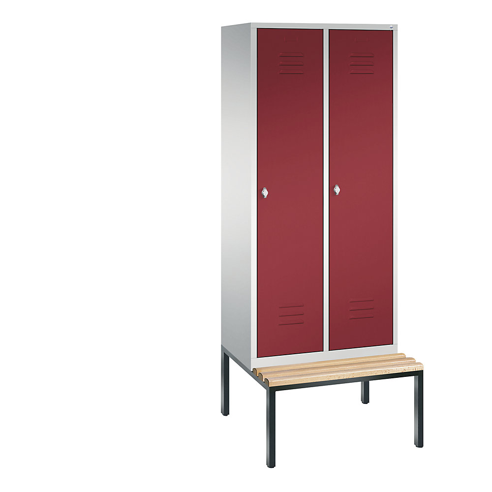 Vestiaire CLASSIC avec banc monté en dessous