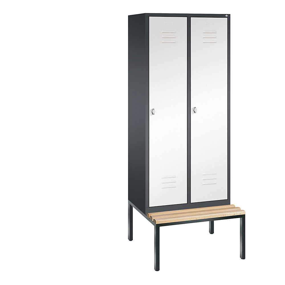 Vestiaire CLASSIC avec banc monté en dessous