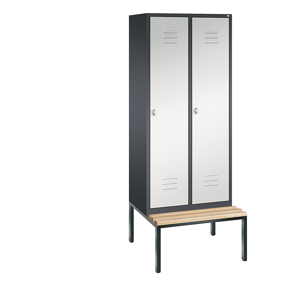 Vestiaire CLASSIC avec banc monté en dessous