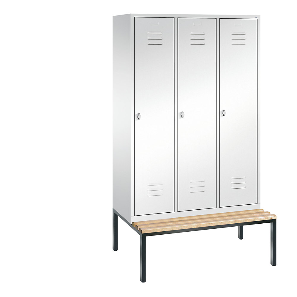 Vestiaire CLASSIC avec banc monté en dessous