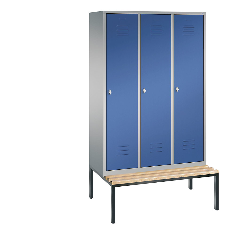 Vestiaire CLASSIC avec banc monté en dessous