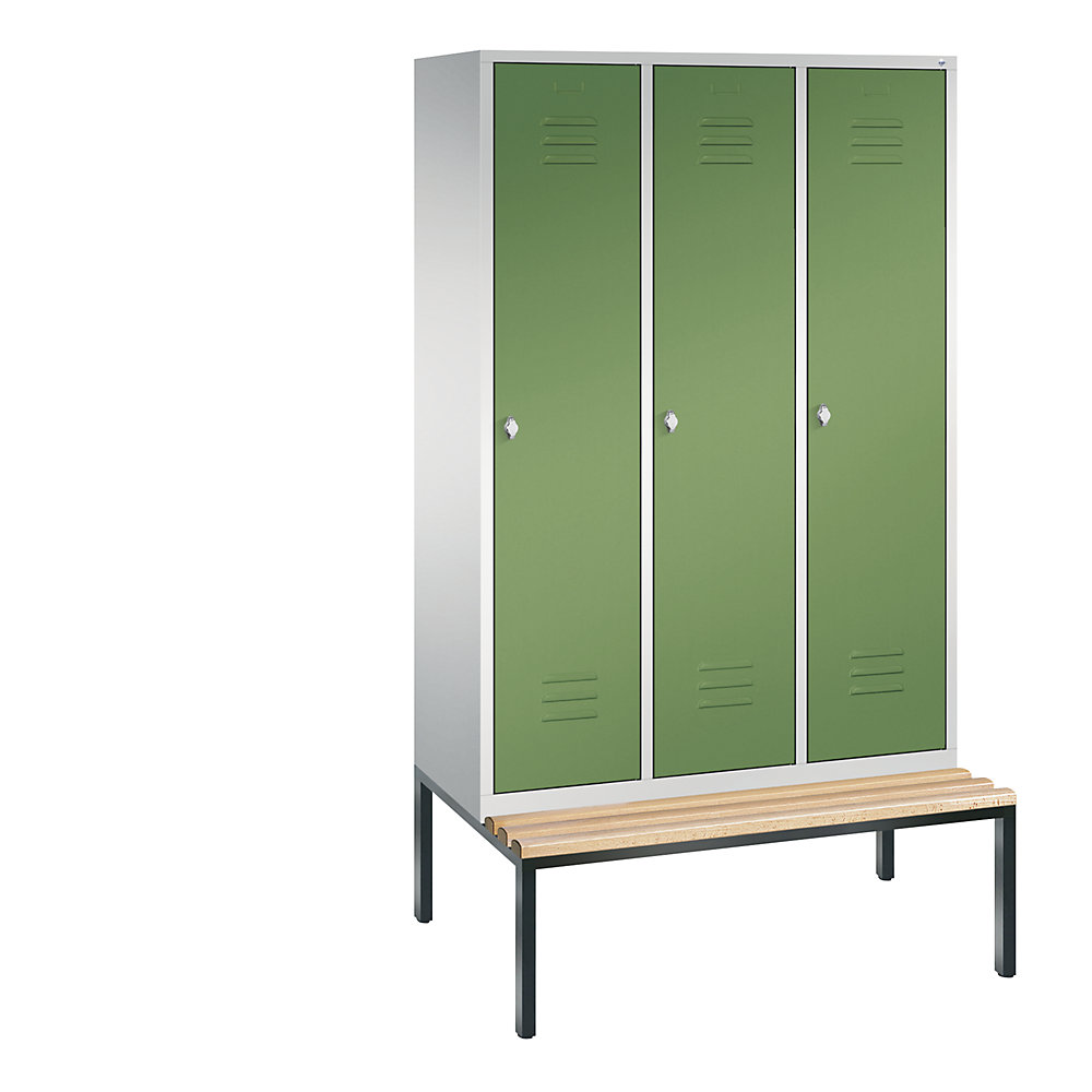 Vestiaire CLASSIC avec banc monté en dessous