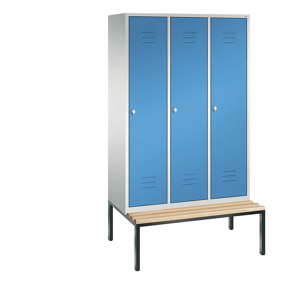 Vestiaire CLASSIC avec banc monté en dessous