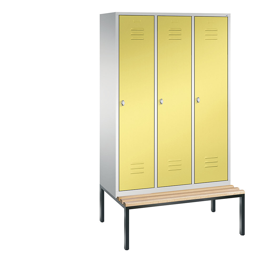 Vestiaire CLASSIC avec banc monté en dessous