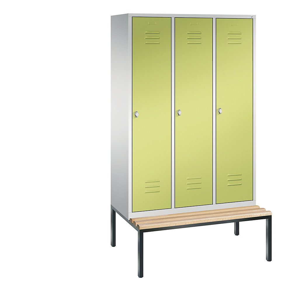 Vestiaire CLASSIC avec banc monté en dessous