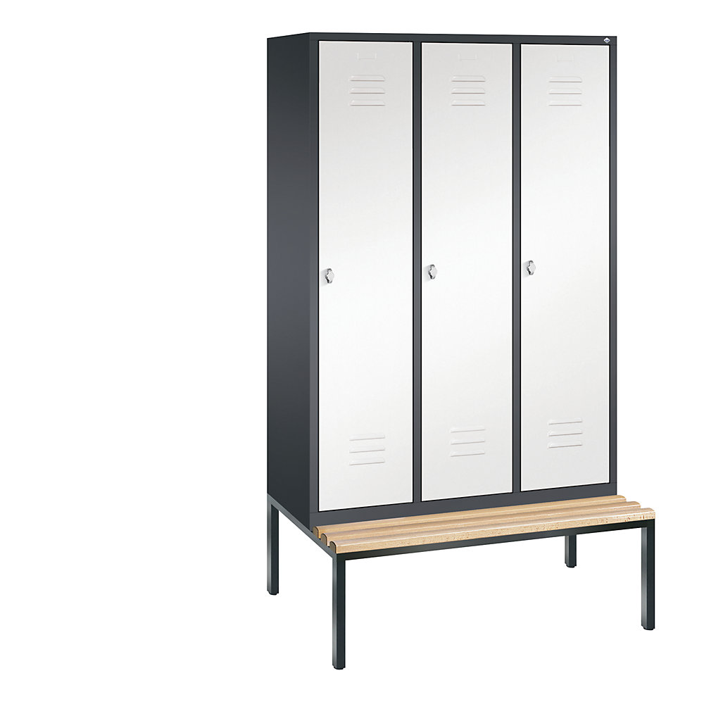 Vestiaire CLASSIC avec banc monté en dessous