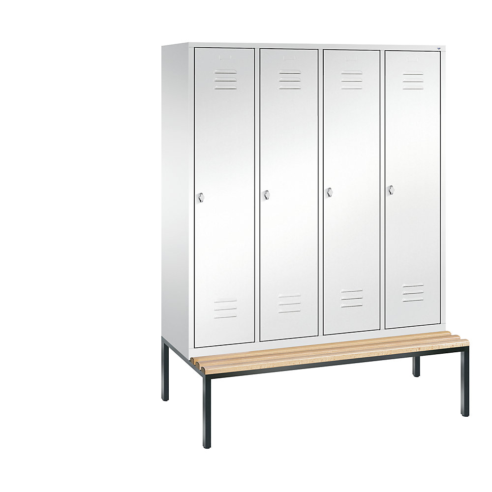 Vestiaire CLASSIC avec banc monté en dessous