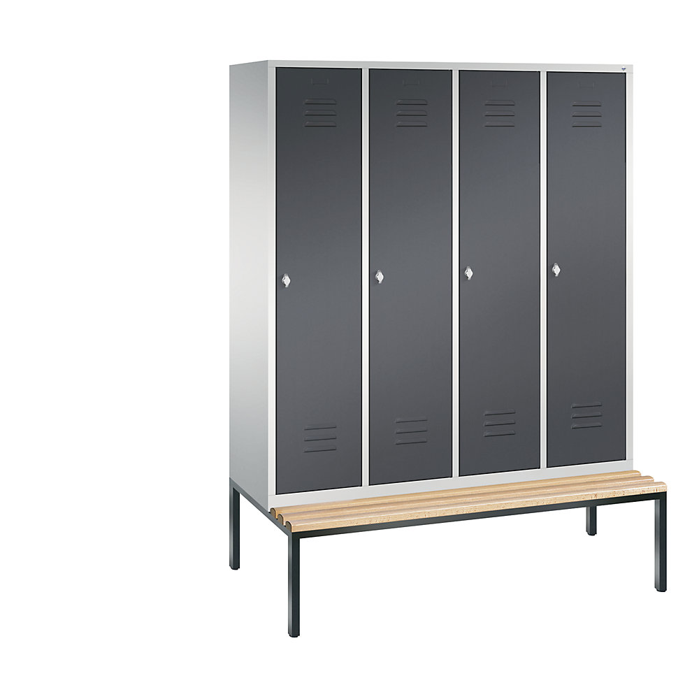 Vestiaire CLASSIC avec banc monté en dessous