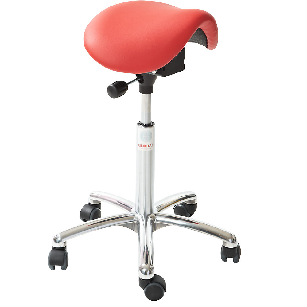 Tabouret avec assise selle