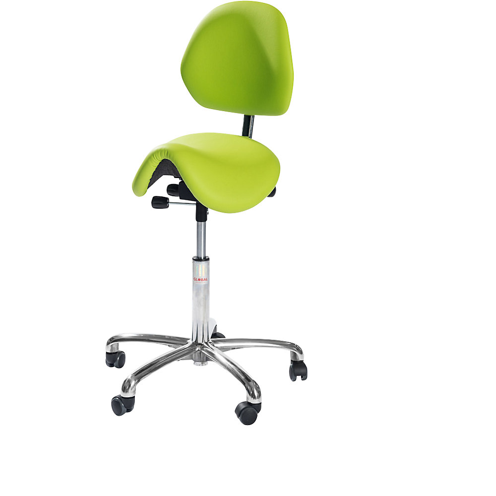 Tabouret avec assise selle