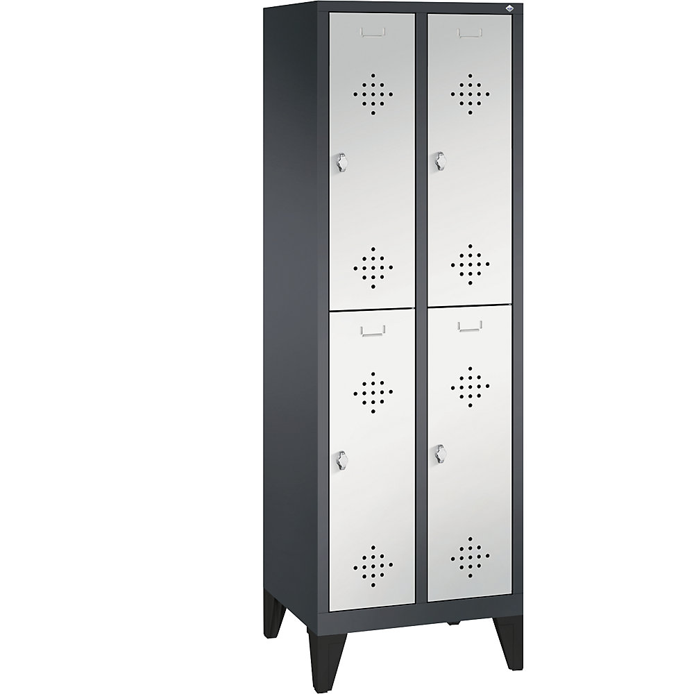 Penderie sur pieds CLASSIC à deux étages