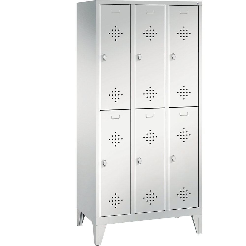 Penderie sur pieds CLASSIC à deux étages