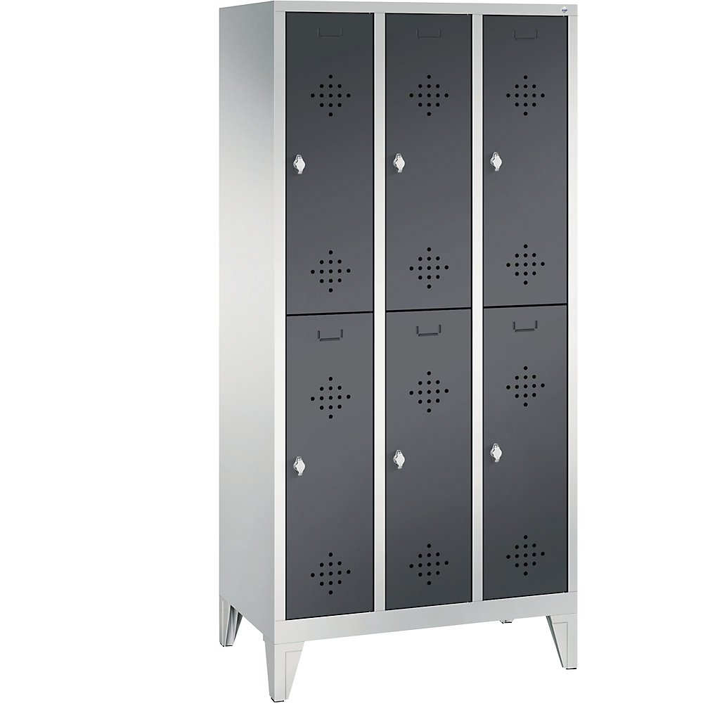 Penderie sur pieds CLASSIC à deux étages