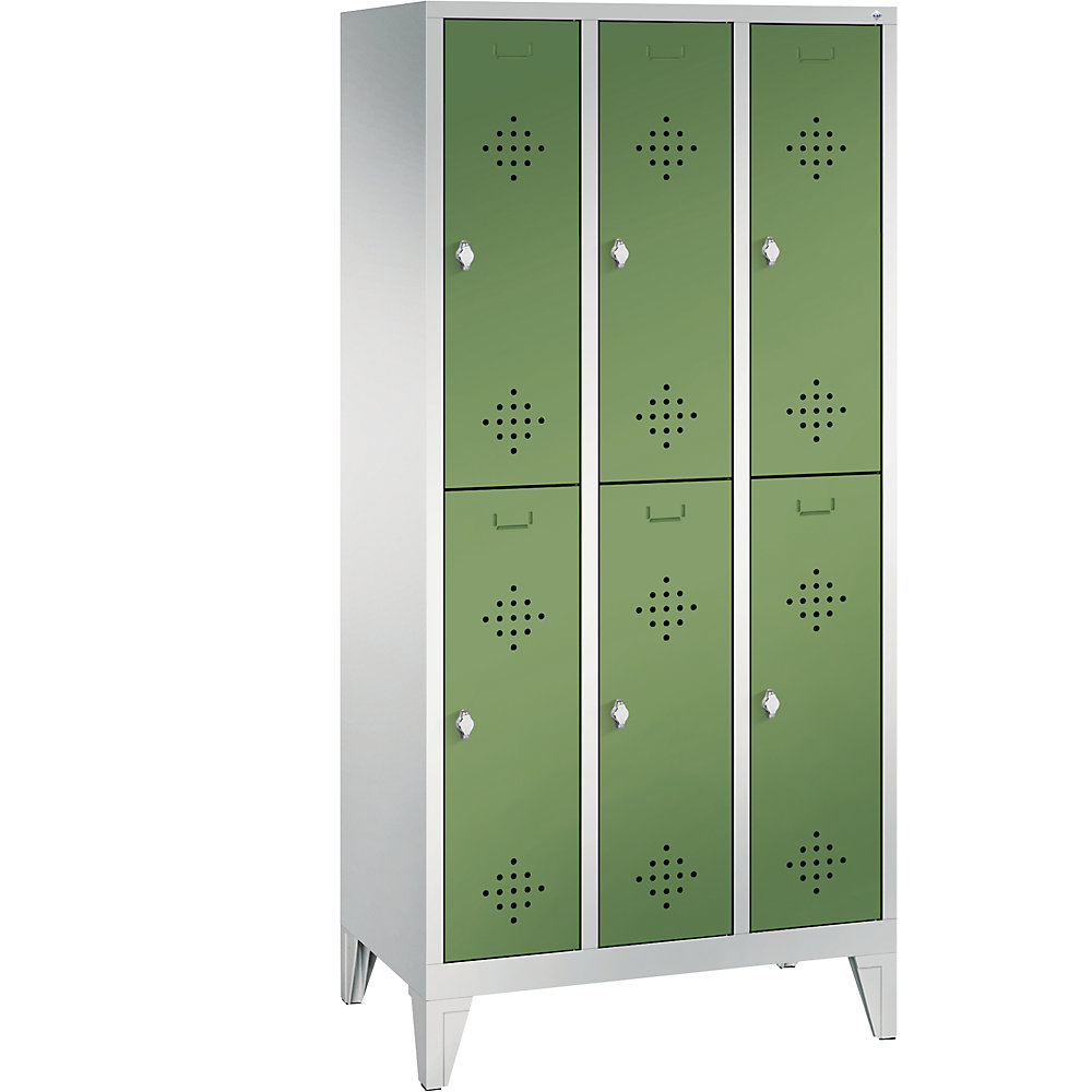 Penderie sur pieds CLASSIC à deux étages