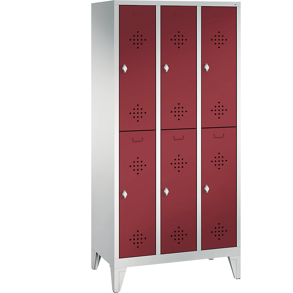 Penderie sur pieds CLASSIC à deux étages