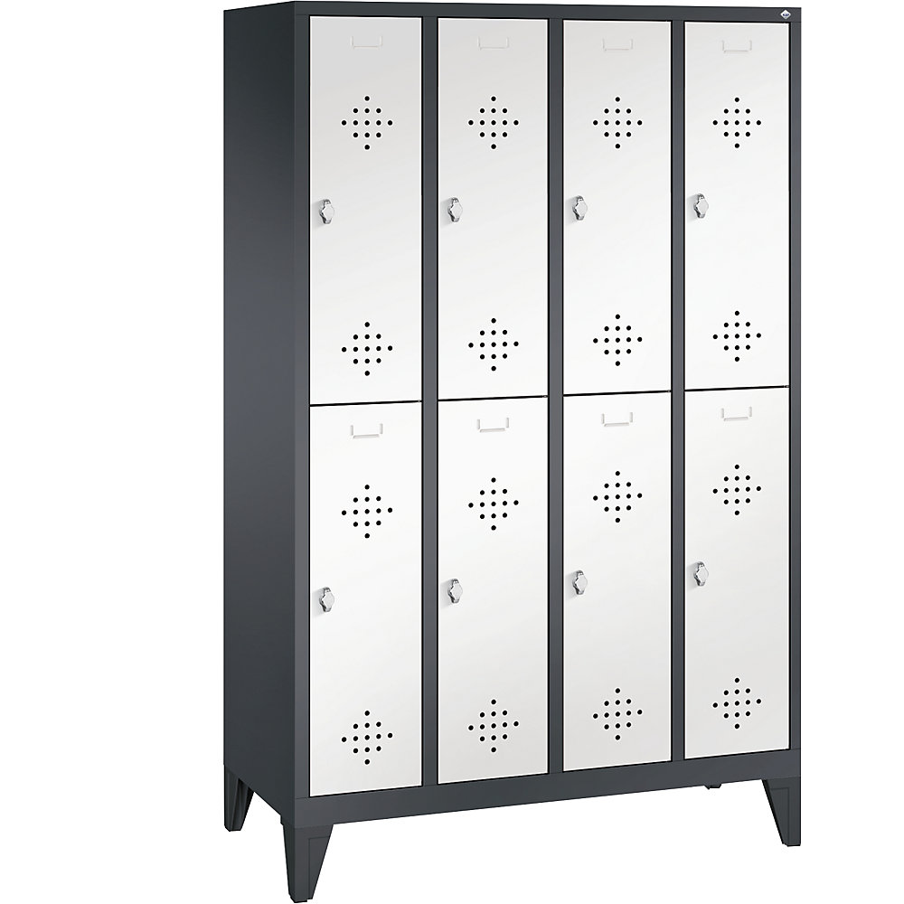 Penderie sur pieds CLASSIC à deux étages