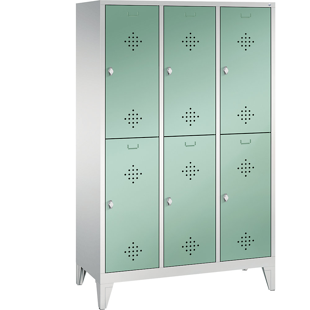 Penderie sur pieds CLASSIC à deux étages