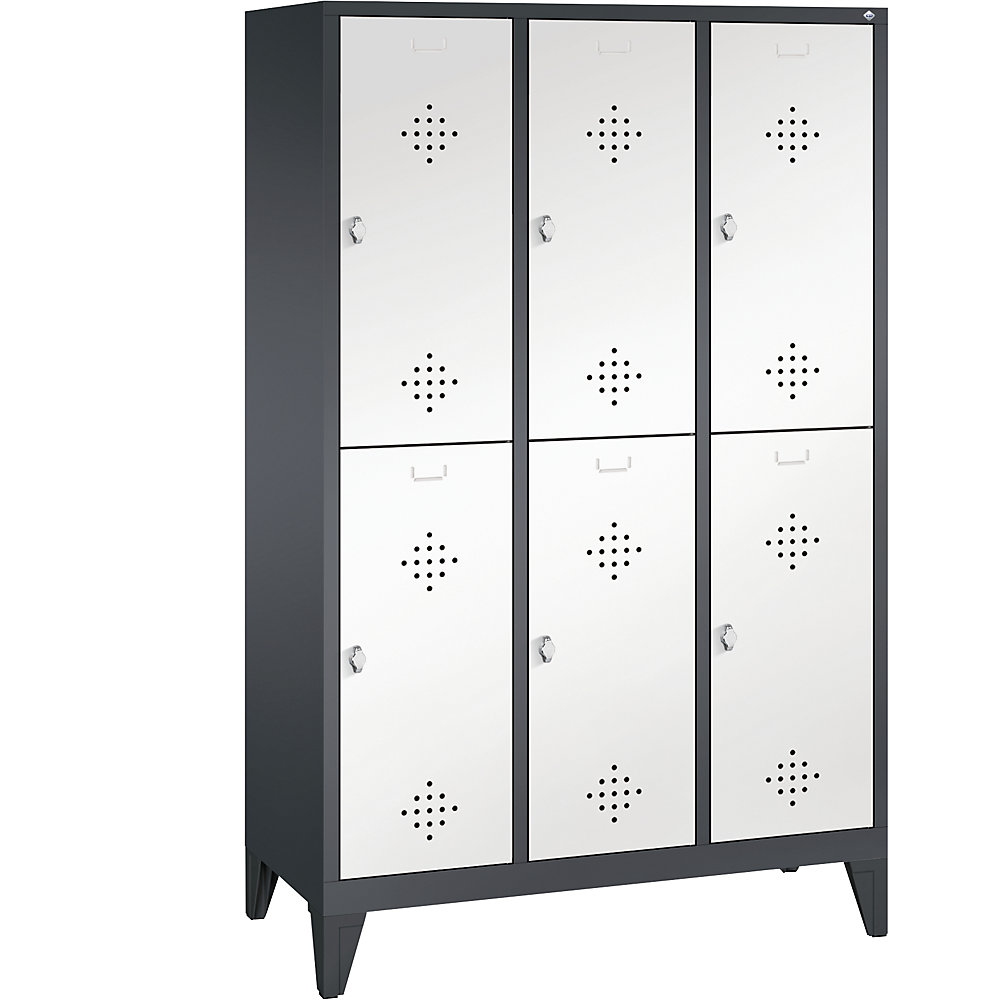 Penderie sur pieds CLASSIC à deux étages