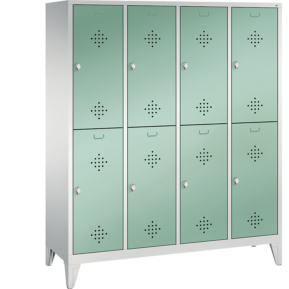 Penderie sur pieds CLASSIC à deux étages