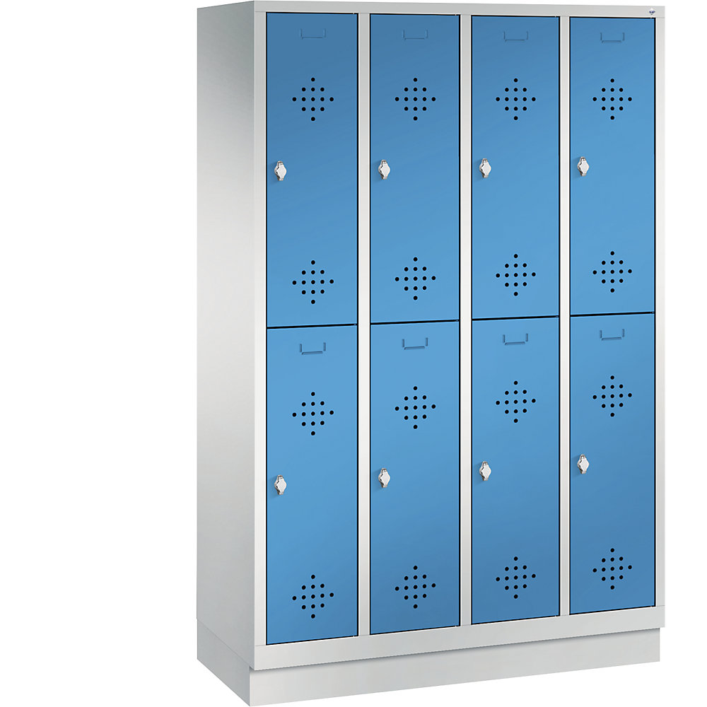 Penderie sur socle CLASSIC à deux étages