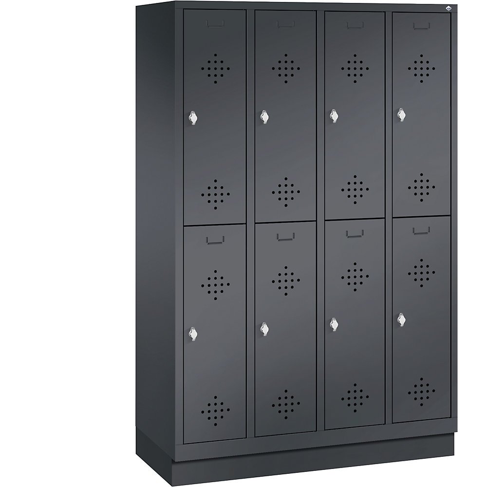 Penderie sur socle CLASSIC à deux étages