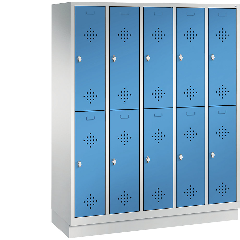 Penderie sur socle CLASSIC à deux étages