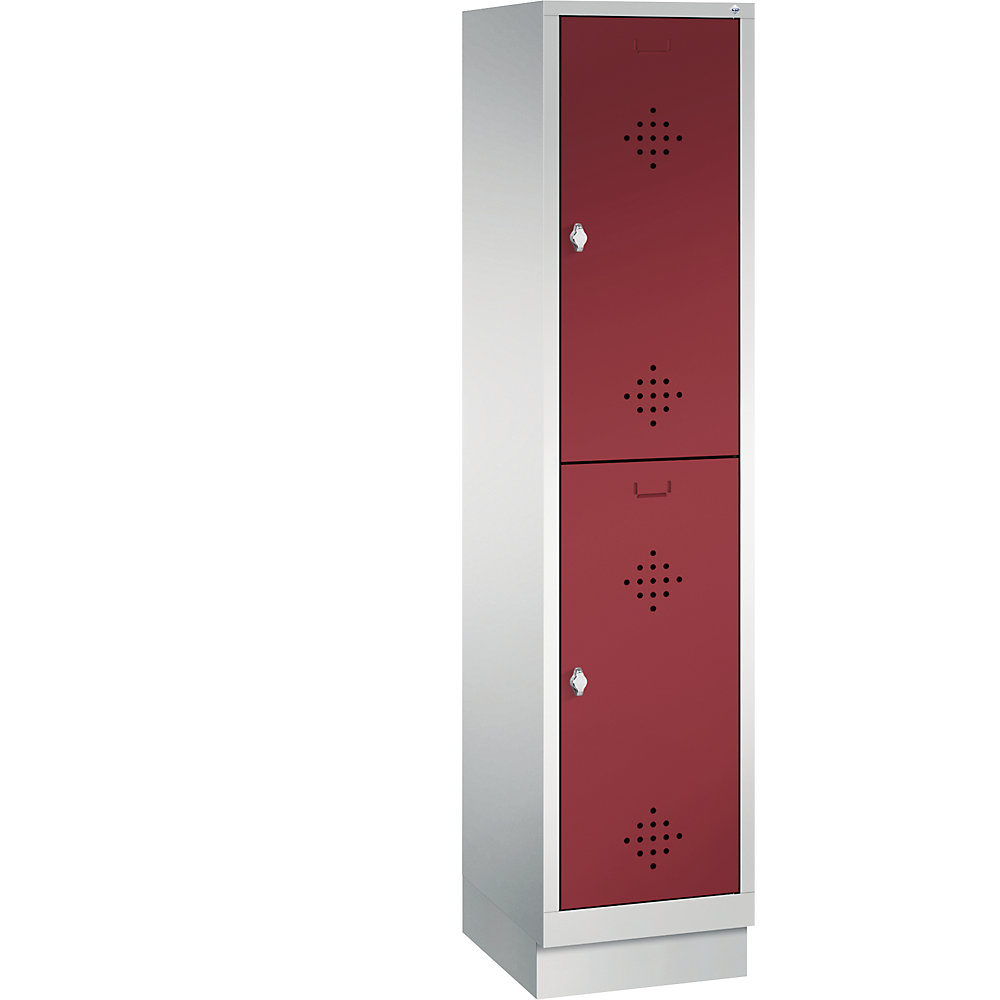 Penderie sur socle CLASSIC à deux étages