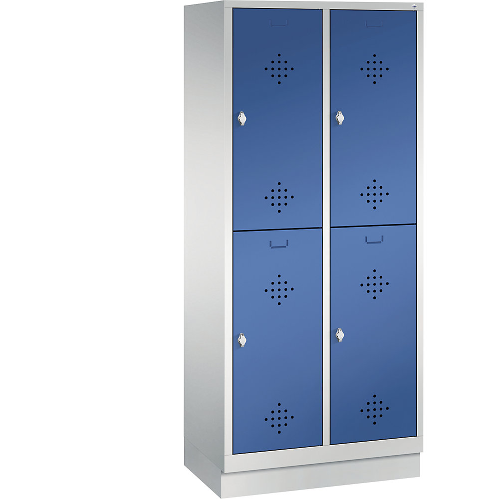 Penderie sur socle CLASSIC à deux étages