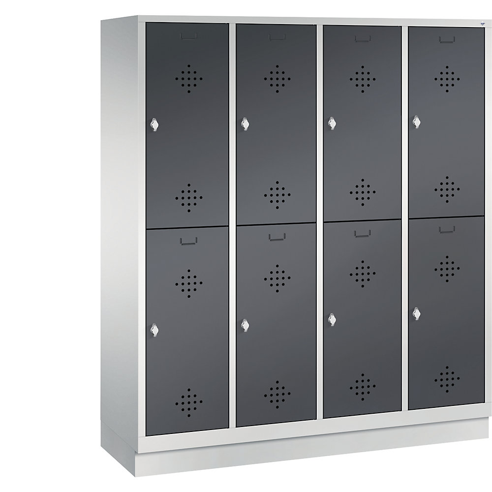 Penderie sur socle CLASSIC à deux étages