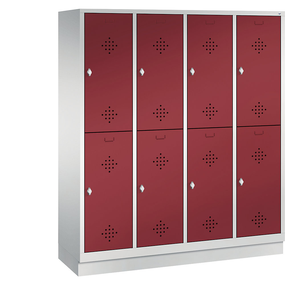 Penderie sur socle CLASSIC à deux étages