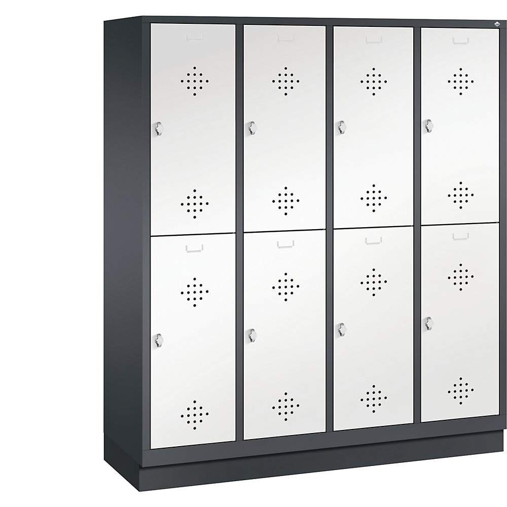 Penderie sur socle CLASSIC à deux étages