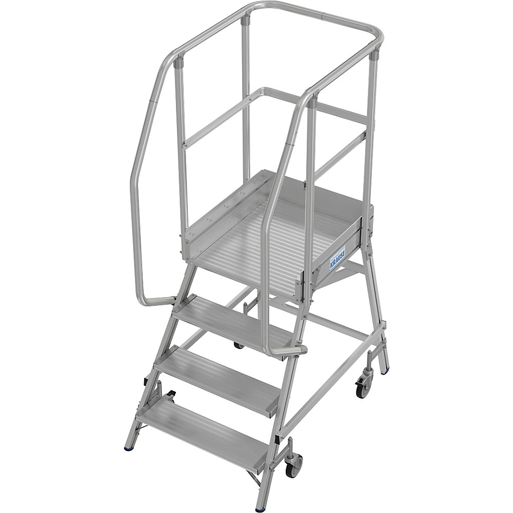 Photos - Ladder Krause single sided access, foot rail, single sided access, foot rail, 4 s 