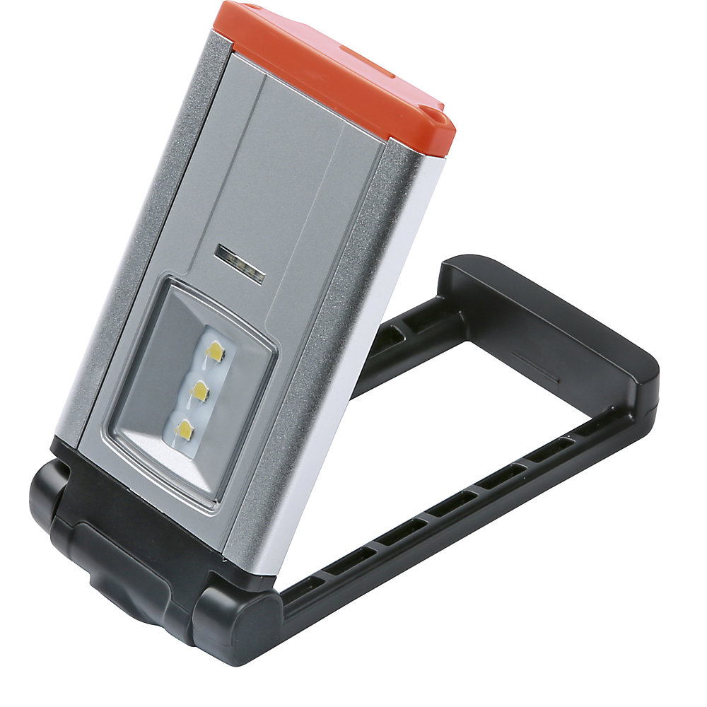 Lampe de poche à diodes LED, corps en aluminium robuste, rechargeable