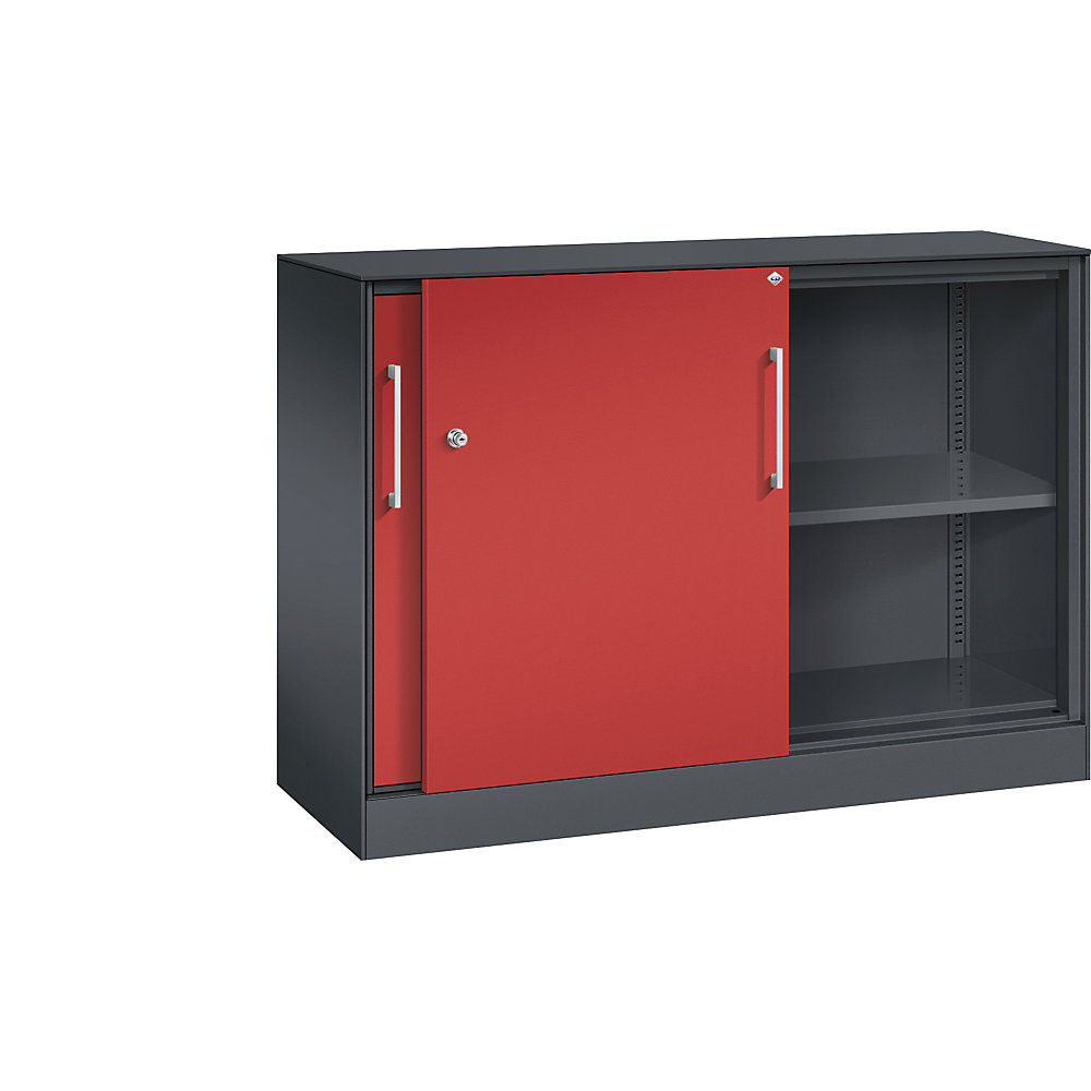 Armoire à portes coulissantes ASISTO, hauteur 897 mm