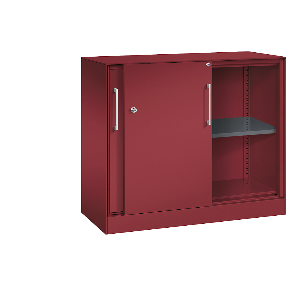 Armoire à portes coulissantes ASISTO, hauteur 897 mm