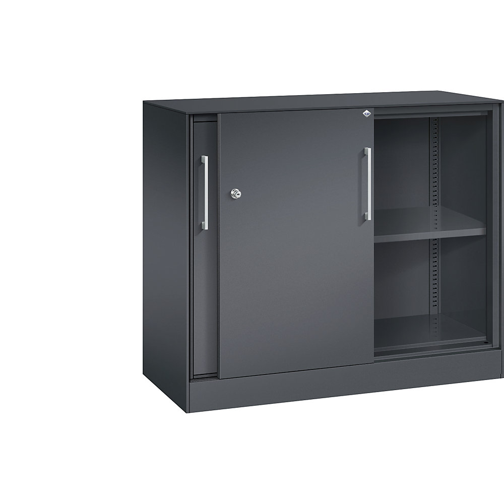 Armoire à portes coulissantes ASISTO, hauteur 897 mm