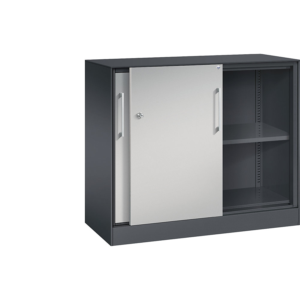 Armoire à portes coulissantes ASISTO, hauteur 897 mm