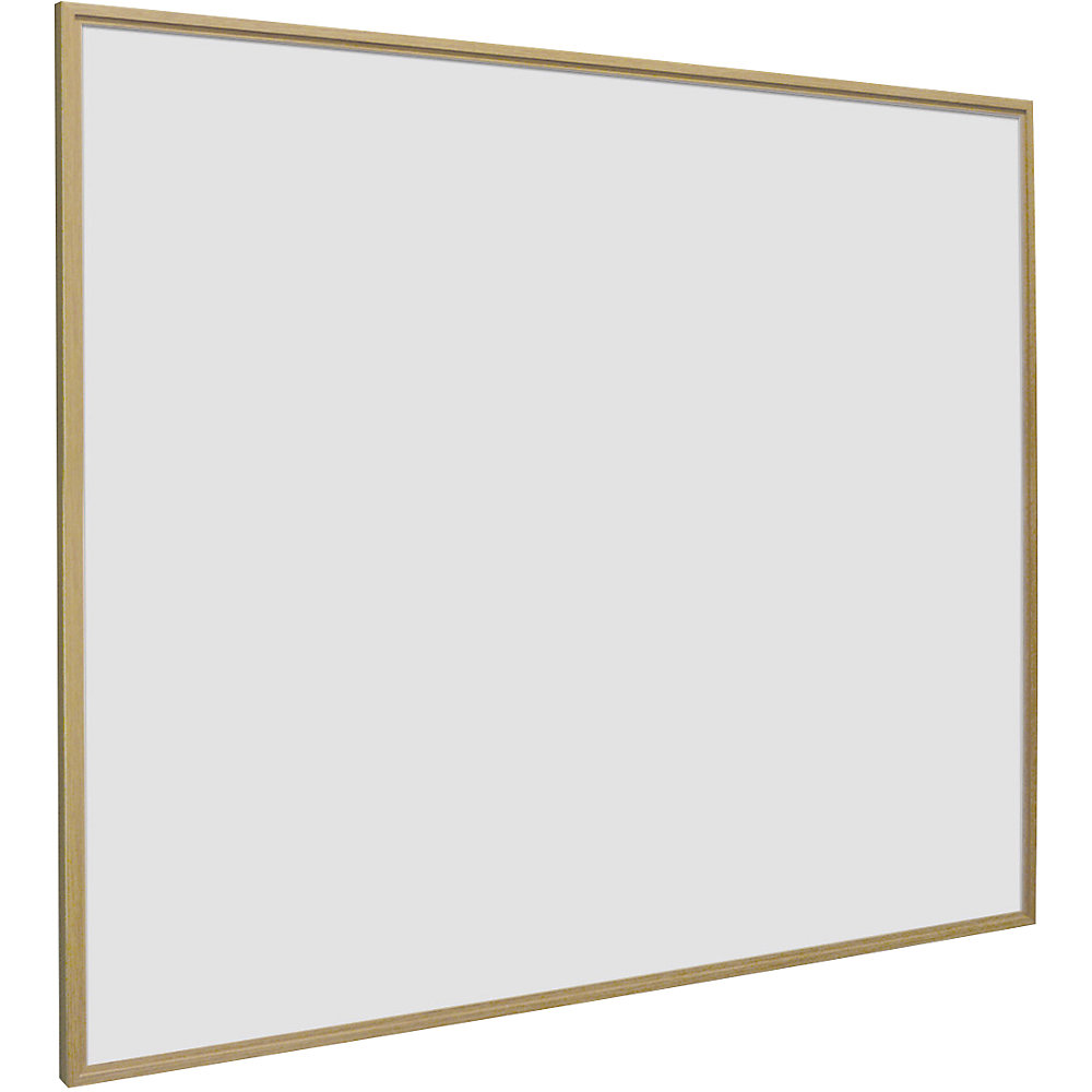 Tableau blanc à cadre imitation bois