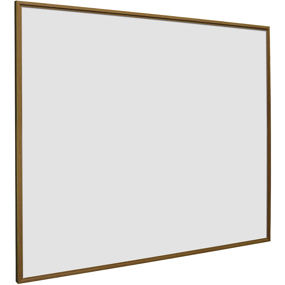 Tableau blanc à cadre imitation bois