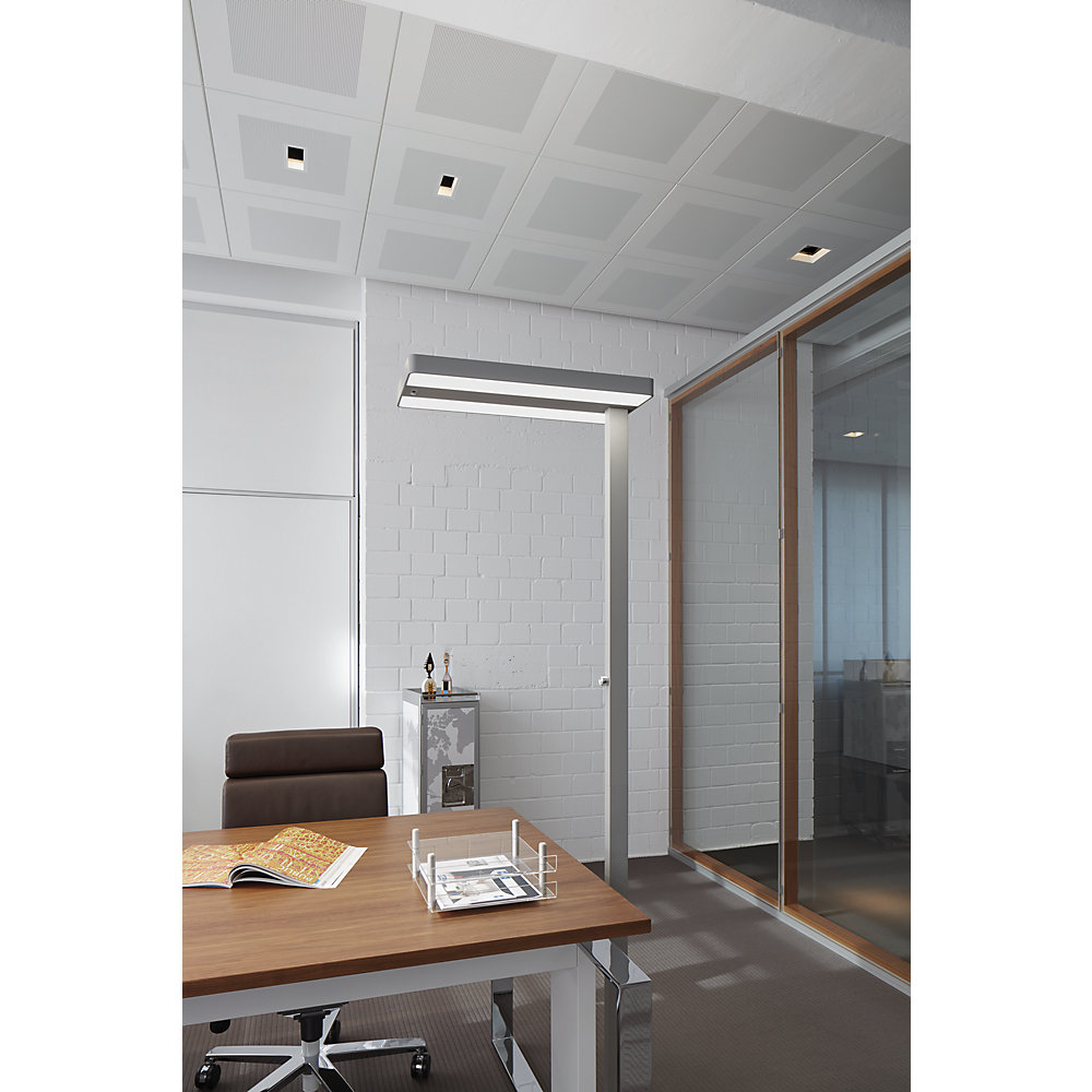 LED-Leuchte MAULjuvis sensor, mit Bewegungssensor, dimmbar, RAL 9006 weißalu MAUL 2