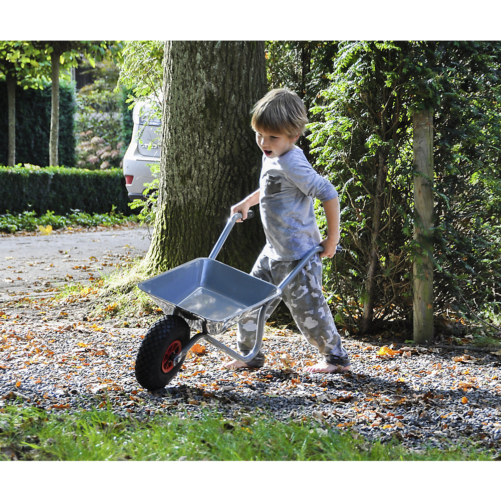 Kinder-Schubkarre, 16-Liter-Stahl-Mulde, Luftreifen 4-lagig MATADOR 2