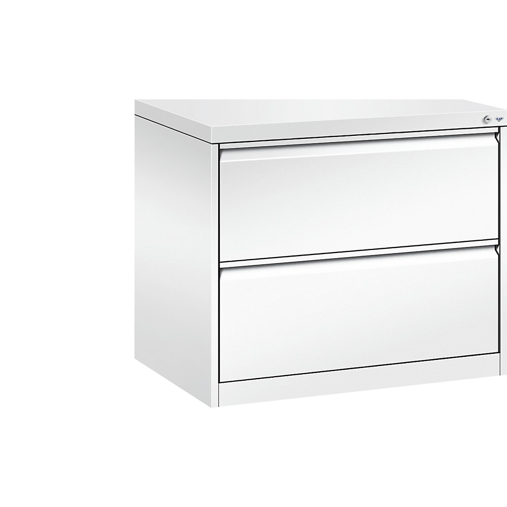 Photos - Other Furniture C+P 2 track, 2 drawers, 2 track, 2 drawers, traffic white