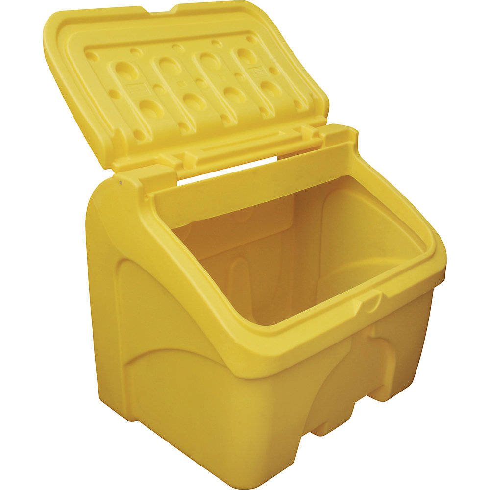 Streugutbehälter, Inhalt 400 l, gelb, ab 3 Stk eurokraft basic 2