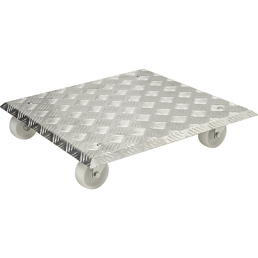 Plateau roulant pour plante en aluminium